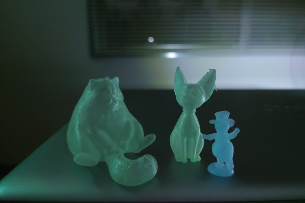 3Dプリンターで出力した動物たち